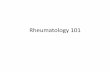 Rheumatology 101 - Doctor 2017 - JU Medicine