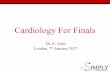 Cardiology For Finals