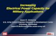 Increasing Electrical Power Capacity for Military Applications