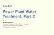 Study Unit Power Plant Water Treatment, Part 2