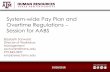 System-wide Pay Plan and Overtime Regulations Session for AABS