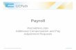 PHCMPAYL200: Additional Compensation and Pay Adjustment ...