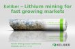 Keliber –Lithium mining for fast growing markets