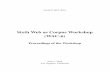 Proceedings of the Sixth Web as Corpus Workshop