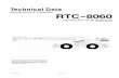 Specifications & Capacities RTC--8060