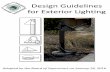 Design Guidelines for Exterior Lighting