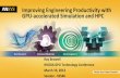 Engineering Productivity: GPU-Accelerated Simulation & HPC