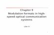 Chapter 9 Modulation formats in high- speed optical ...