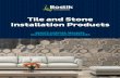 Tile and Stone Installation Products