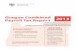 Oregon Combined 2013 Payroll Tax Report