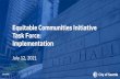 Equitable Communities Initiative Task Force: Implementation