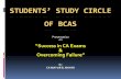 STUDENTS’ STUDY CIRCLE OF BCAS