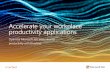 Accelerate your workplace productivity applications