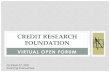 CREDIT RESEARCH FOUNDATION