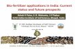 Bio-fertilizer applications in India: Current status and ...