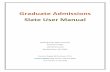 Graduate Admissions Slate User Manual