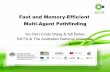 Fast and Memory-Efficient Multi-Agent Pathfinding