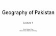 1. Geography of Pakistan