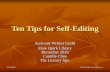 Ten Tips for Self-Editing