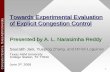 Towards Experimental Evaluation