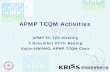 APMP TCQM Activities