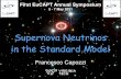 Supernova Neutrinos in the Standard Model