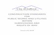 CONSTRUCTION STANDARDS FOR PUBLIC WORKS AND ... - Safford…