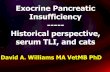 Exocrine Pancreatic Insufficiency ----- Historical ...