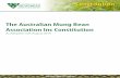 The Australian Mung Bean Association Inc Constitution