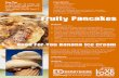 Fruity pancakes and banana ice cream - Derbyshire