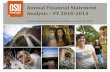 Annual Financial Statement Analysis – FY 2010-2014