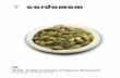 cardamom - Indian Institute of Spices Research