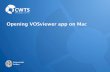 Opening VOSviewer app on Mac