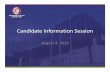 Candidate Information Session - Arapahoe County, Colorado