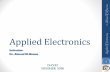 Applied Electronics - BU