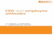 CPA and employee attitudes