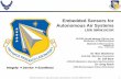 Embedded Sensors for Autonomous Air Systems