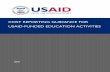COST REPORTING GUIDANCE FOR USAID-FUNDED EDUCATION …