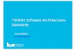 TDDE41 Software Architectures Standards