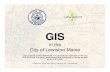 GIS in Lewiston - 12 Slides PDF