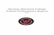 Sholem Aleichem College School Performance Report