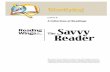 A Collection of Readings Savvy Reader - Success for All ...