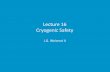 Lecture 16 Cryogenic Safety