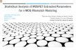 Statistical Analysis Of MOSFET Extracted Parameters For n ...