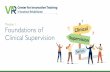 Foundations of Clinical Supervision - Module 1