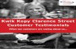 Kwik Kopy Clarence Street Customer Testimonials