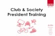 Club & Society President Training