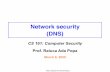 Network security (DNS) - CS 161 | CS 161: Computer Security