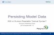 Persisting Model Data - Eclipse