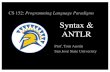 Syntax & ANTLR